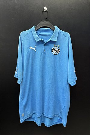 CAMISA DO GRÊMIO POLO PUMA AZUL CELESTE - 5G