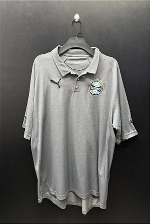 CAMISA DO GRÊMIO POLO PUMA CINZA - 5G