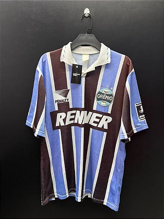 CAMISA DO GRÊMIO 1995 TRICOLOR #9 - GG (BORDA AZUL)
