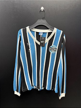 CAMISA DO GRÊMIO 1983 RETRO TRICOLOR LICENCIADA #7 - EG (FEMININA)