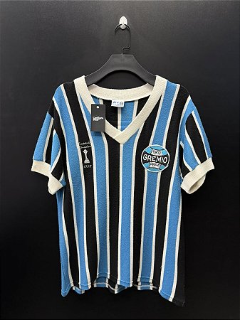 CAMISA DO GRÊMIO 1983 RETRÔ TRICOLOR LICENCIADA #7 - G