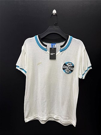 CAMISA DO GRÊMIO 1981 RETRO BRANCA LICENCIADA #9 - M