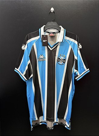 CAMISA DO GRÊMIO 2001 TRICOLOR S/ PATROCÍNIO #7 - G