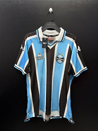 CAMISA DO GRÊMIO 2001 TRICOLOR S/ PATROCÍNIO #10 - M