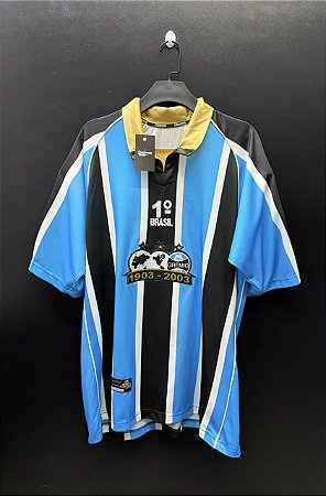 CAMISA DO GRÊMIO 2003 EDIÇÃO LUXO COMEMORATIVA 100 ANOS N1944 - GG