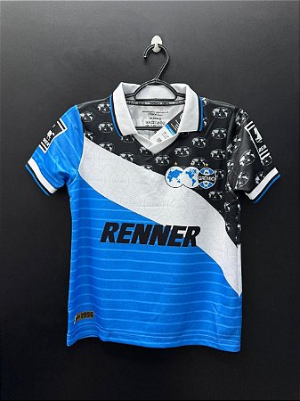 CAMISA DO GRÊMIO 1996 RETRO NEGRESCO S/N - (INFANTIL)