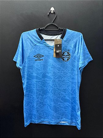 CAMISA DO GRÊMIO 2025 AQUECIMENTO - P (FEMININA)