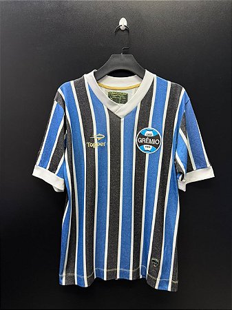 CAMISA DO GRÊMIO 1983 RETRO TRICOLOR TOPPER #7 - G