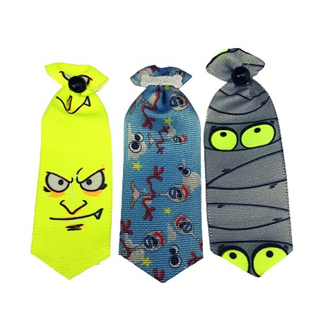 30 Gravatas Pet Halloween dia das Bruxas Gravatinha cachorro