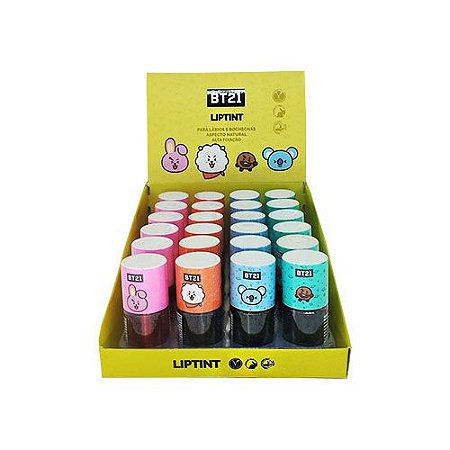 Lip Tint BT21 BT17 - Box c/ 24 unid