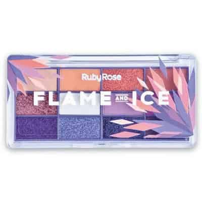 Paleta de Sombras Flame and Ice Ruby Rose HB-1061