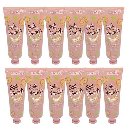 Creme Hidratante para Mãos Soft as a Peach SP Colors SP213 – Box c/ 12 unid