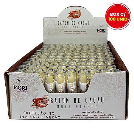 Manteiga de Cacau Mori Makeup - Box c/ 100 unid