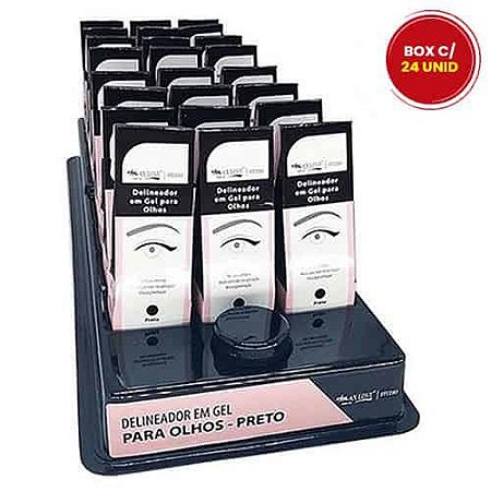 Delineador em Gel para Olhos Max Love - Box c/ 24 unid