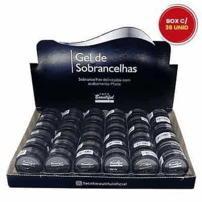 Gel de Sobrancelhas Face Beautiful FB106 - Box c/ 36 unid