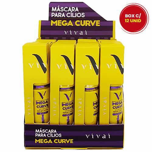 Máscara para Cílios Mega Curve Vivai 2000.1.1 - Box c/ 12 unid