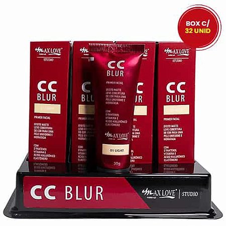 CC Blur Primer Facial Cor N° 01 Light Max Love - Box c/ 32 unid