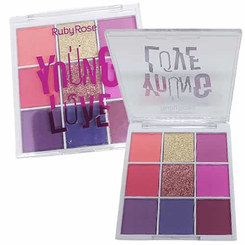 Paleta de Sombras Young Love Ruby Rose HB-1072