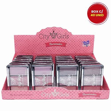 Trio de Iluminador Girl Style City Girls CG223 - Box c/ 24 unid