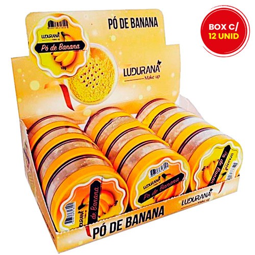 Pó de Banana Ludurana B00024 - Box c/ 12 unid