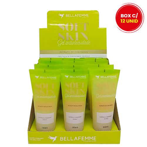 Gel Antioleosidade Soft Skin Bella Femme SS80042 - Box c/ 12 unid