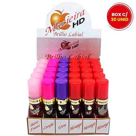 Brilho Labial Macieira HD - Box c/ 30 unid