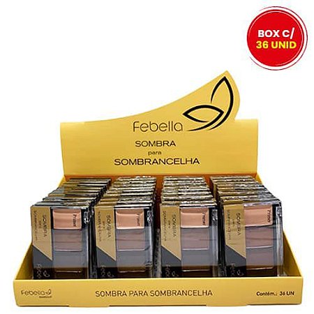 Sombra para Sobrancelha Febella SS2021 - Box c/ 36 unid