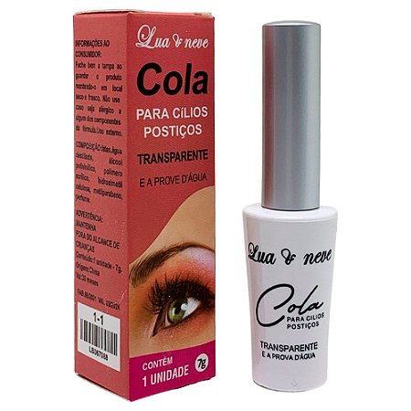 Cola para Cílios Transparente A Prova D'água Lua Neve LB067088