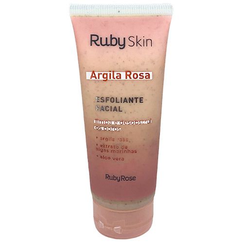 Esfoliante Facial Argila Rosa Ruby Skin Ruby Rose HB-405