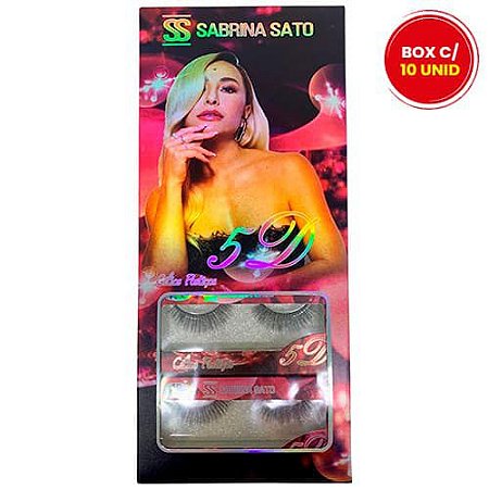 Cílios Postiços 5D F006 Sabrina Sato SS-1656 - Box c/ 10 unid