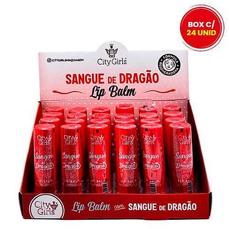 Lip Balm Sangue de Dragão City Girls CGN025 - Box c/ 24 unid