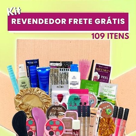 Kit Revendedor Frete Grátis - (109 Itens)