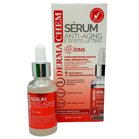 Sérum Facial Anti-Aging e Efeito Lifting Dermachem