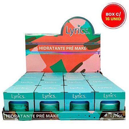 Hidratante Facial Pré Make Lyrics LY0048 - Box c/ 16 unid