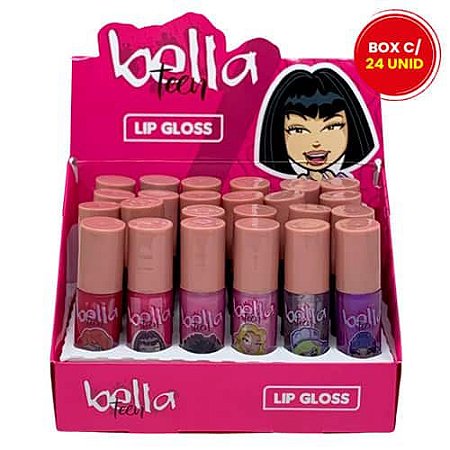 Lip Gloss Infantil Bella Teen BT-2041 - Box c/ 24 unid