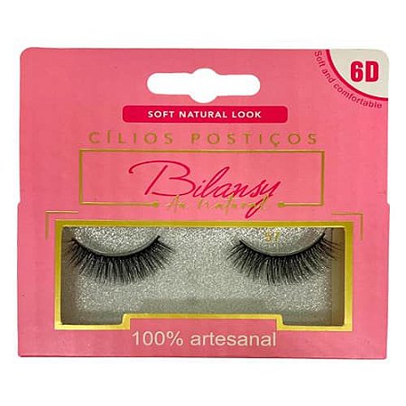 Cílios Postiços Soft Natural Look 6D-57 Bilansy BC075-19