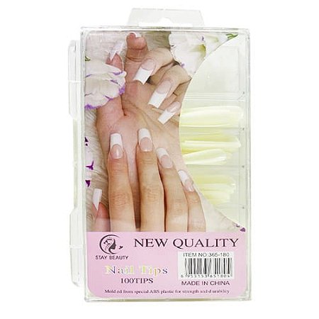 Unhas Postiças Bailarina com 100 Tips Stay Beauty 365-180