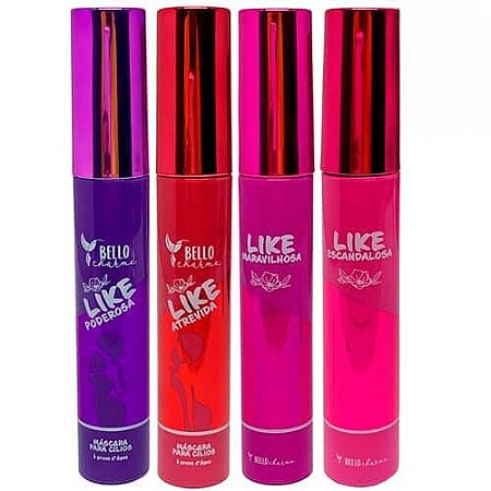 Máscara para Cílios Like Bello Charme BC28 - Kit c/ 04 unid