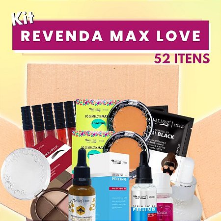 Kit Revenda Max Love - 52 Itens
