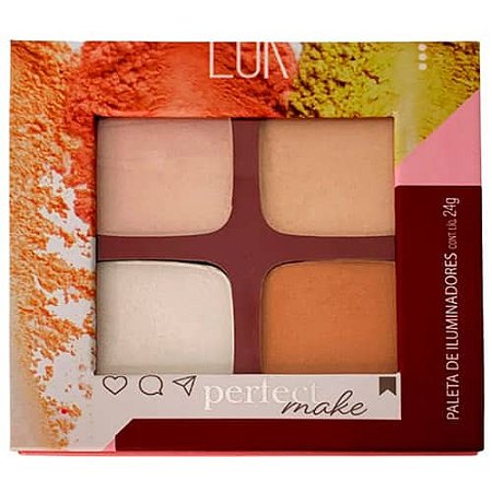 Paleta de Iluminador Perfect Make Luk