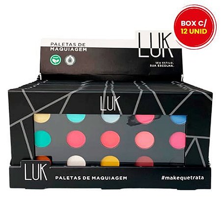 Paleta de Sombras Perfect Make Luk - Box c/ 12 unid