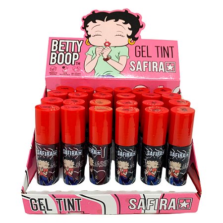 Gel Tint Betty Boop Safira - Box c/ 24 unid