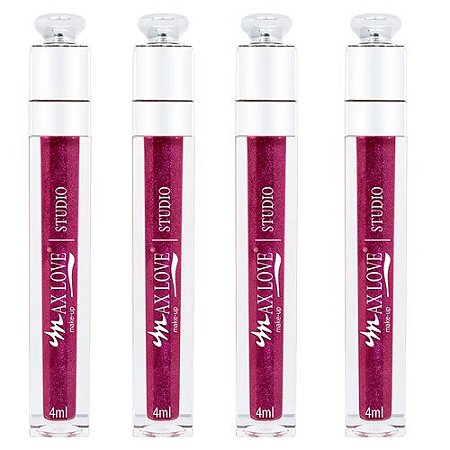 Gloss Labial Luminous Cor 50 Max Love - Kit c/ 04 unid