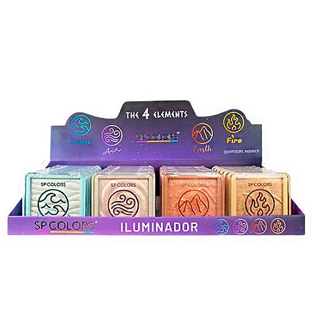 Iluminador The 4 Elements SP Colors SP268 - Box c/ 24 unid