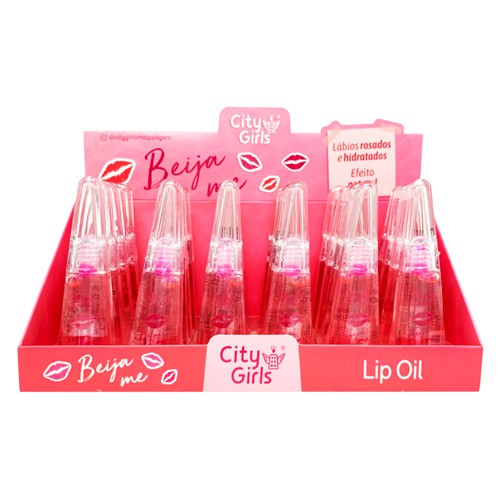 Lip Oil Beija Me City Girls CG282 - Box c/ 24 unid
