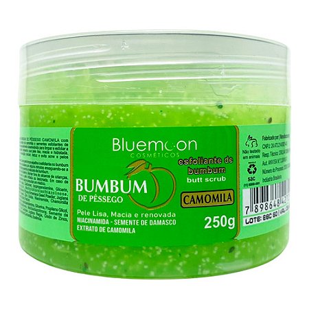 Esfoliante para Glúteos Bumbum de Pêssego Camomila Blue Moon BM23001