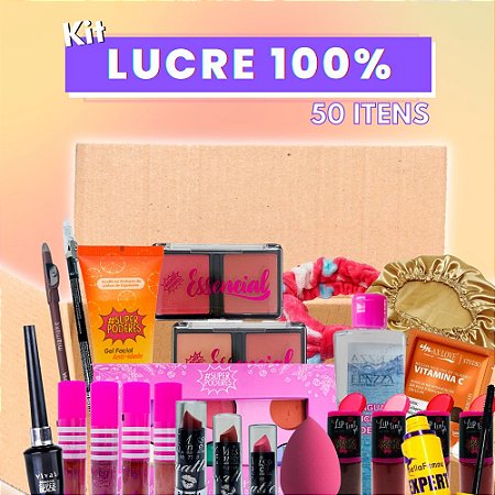 Kit LUCRE 100% (50 Itens)