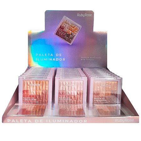 Quarteto de Blush Collection Uni Make Up - Display C/ 24 Unid -  Distribuidora JCF - Fornecedor de Maquiagem em Atacado, Cosméticos em  Atacado, Distribuidora Ruby Rose Atacado