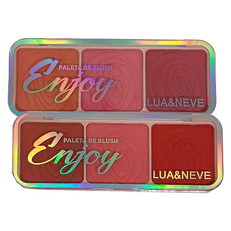 Paleta de Blush Enjoy Lua & Neve LN07007 - Kit c/ 02 unid