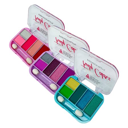 Paleta de Sombras Truly Colors Toque Special TS05008 - Kit c/ 03 unid
